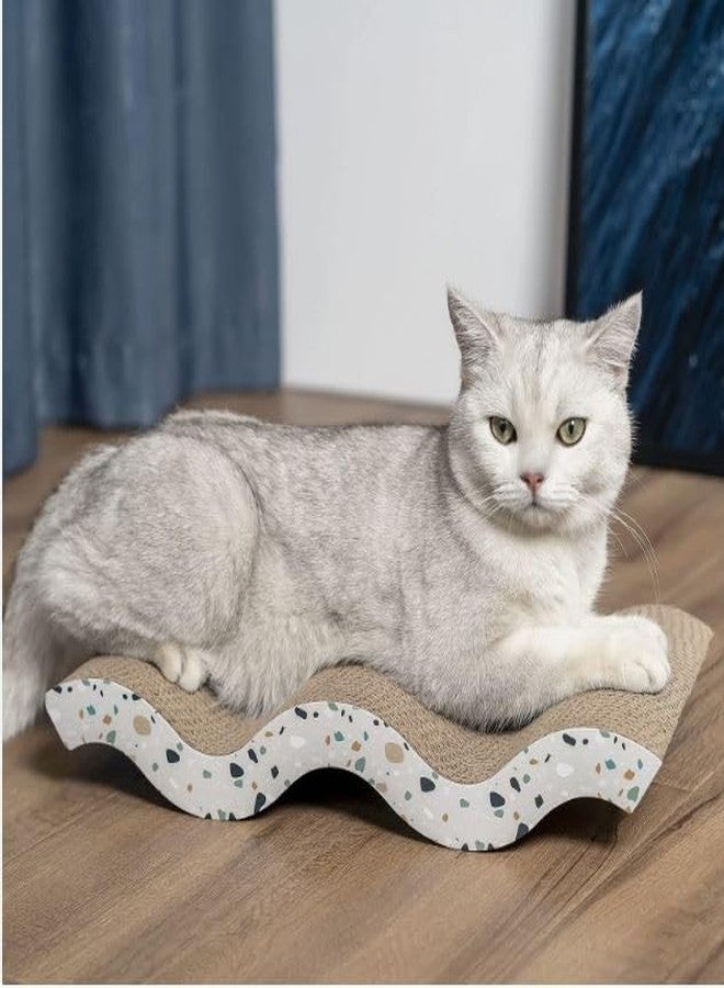 KittuPet Cat Scratcher Bed Lounge Kitten Sleeping Bed Durable Nonslip Curved Design Cat Scratch Pad Cat Scratching Board for Furniture Protection (1 Pcs) - Image 5